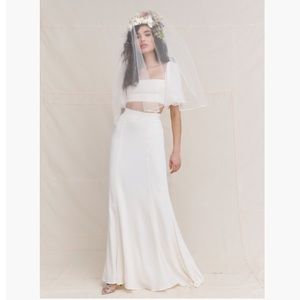 Brynna Two Piece Wedding Dress